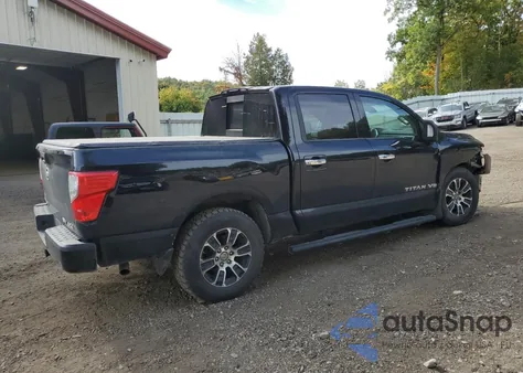 2020 Nissan Titan Sv z USA, uszkodzony, nr VIN 1N6AA1ED2LN500927